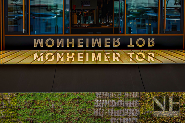 Eindrücke der neu gestalteten Innenstadt von Monheim am Rhein (Monheim-Mitte)