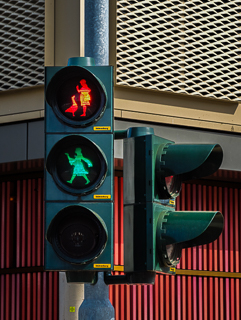 Eindrücke der neu gestalteten Innenstadt von Monheim am Rhein (Monheim-Mitte)