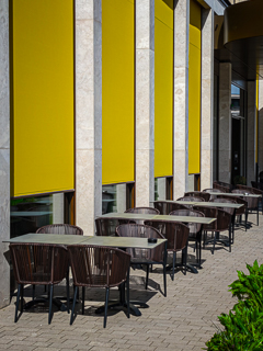 Eindrücke der neu gestalteten Innenstadt von Monheim am Rhein (Monheim-Mitte)